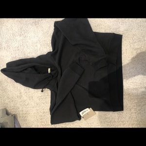 Black Aritzia crop sweatshirt. Brand new with tags